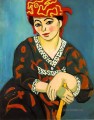 Die rote Madras Headress Madame Matisse Madras Rouge abstrakter Fauvismus Henri Matisse